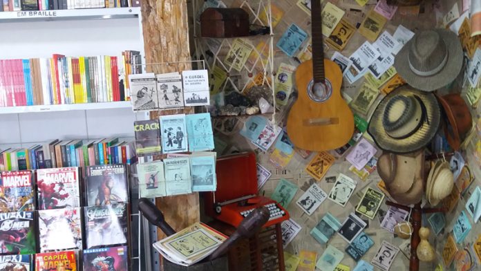 A ação aconteceu na Biblioteca Comunitária da Feira das Malvinas