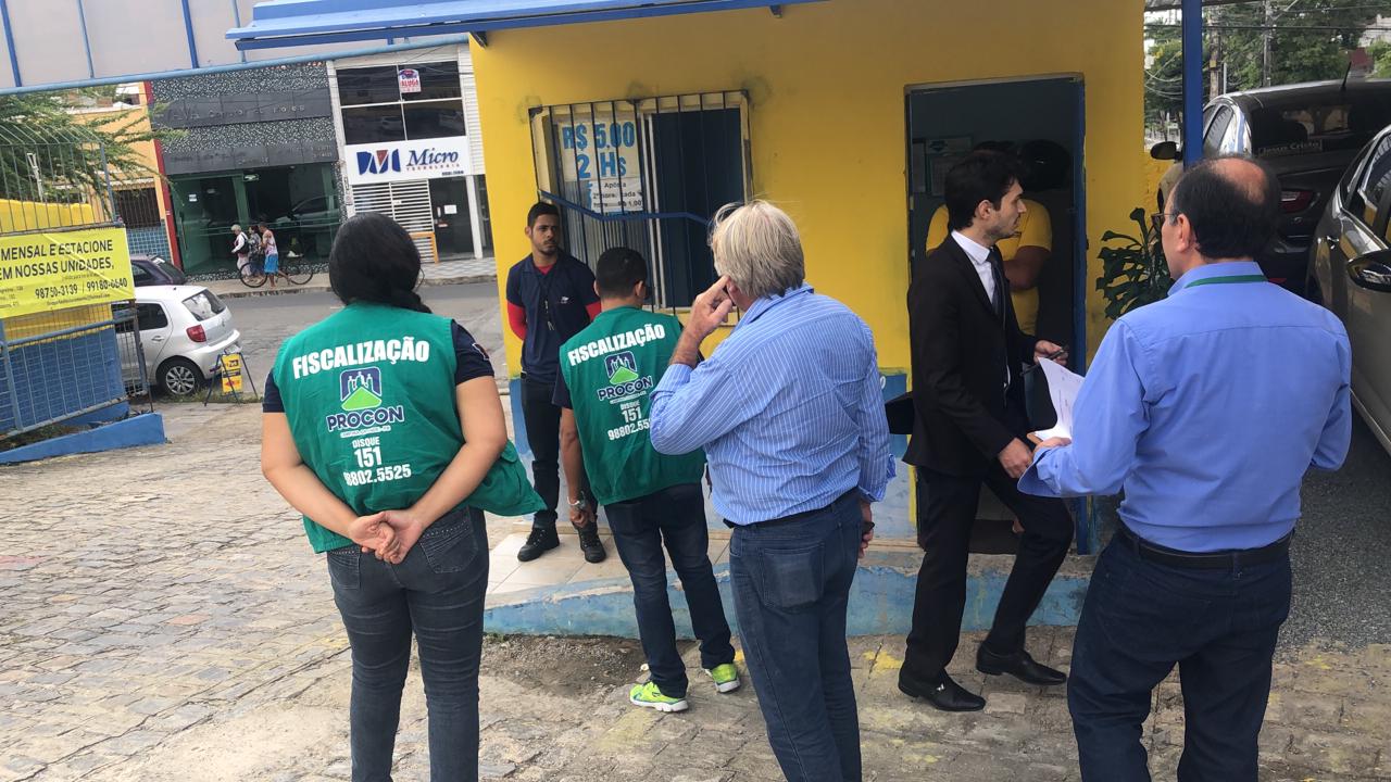 Operação Fiscalização nos Estacionamentos