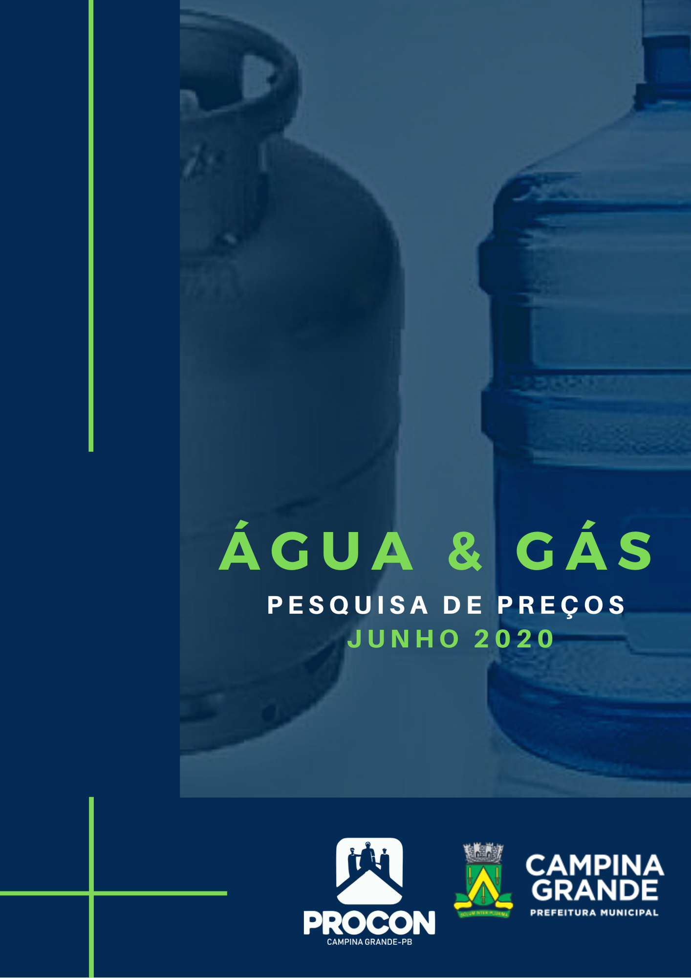 Água mineral e Gás de Cozinha junho