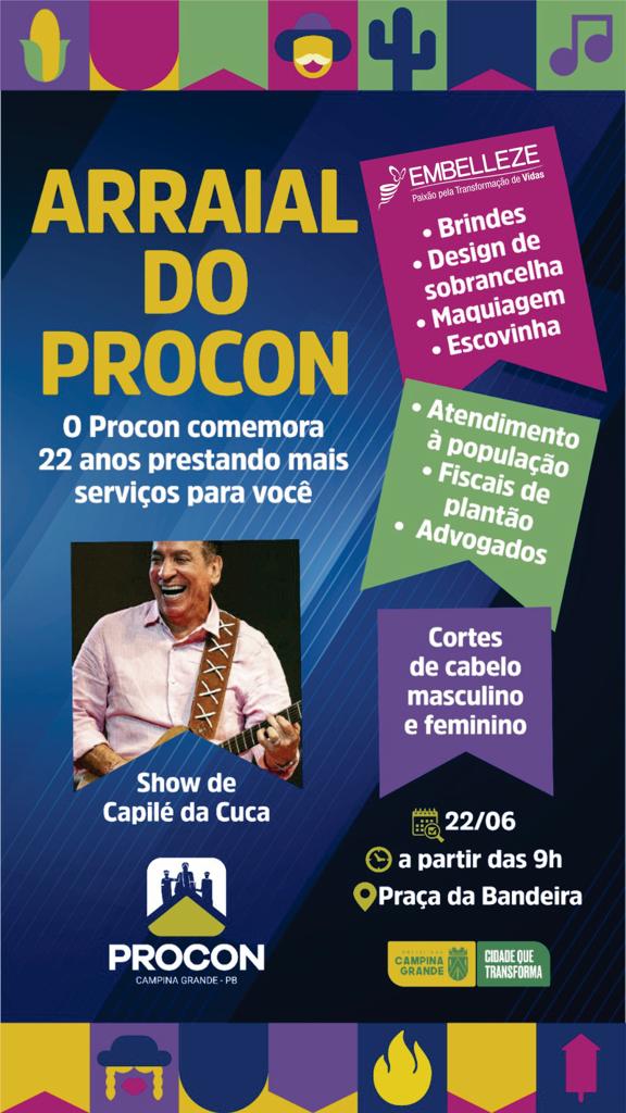 Procon de Campina Grande comemora 22 anos com ação na Praça da Bandeira