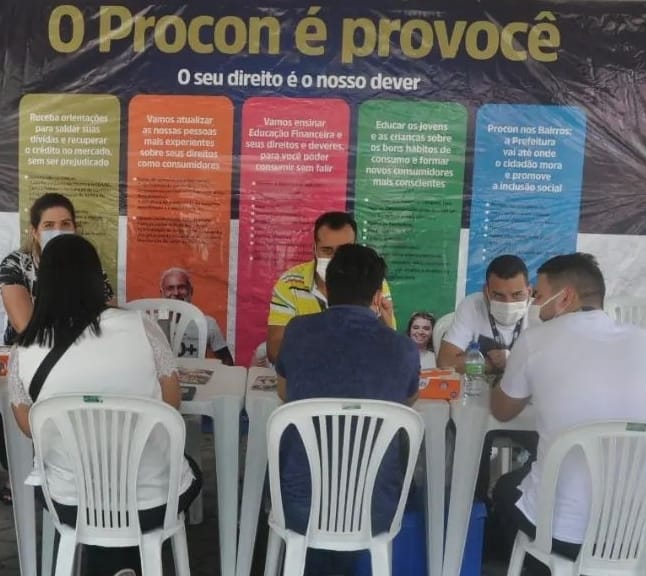 Procon-CG leva serviços aos moradores de Nova Brasília e do Belo Monte por meio do Campina Bem Cuidada
