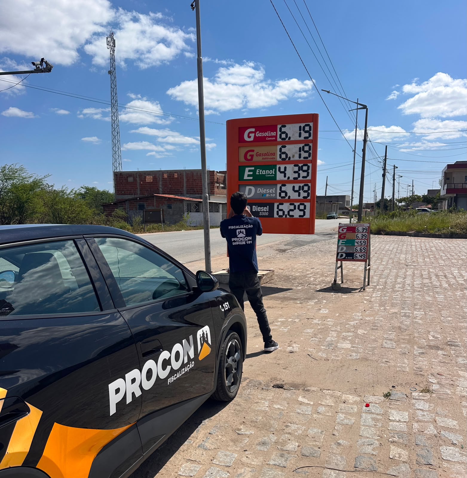Pesquisa mensal do Procon-CG mostra variação de até R$ 1,41 no litro da gasolina em Campina Grande