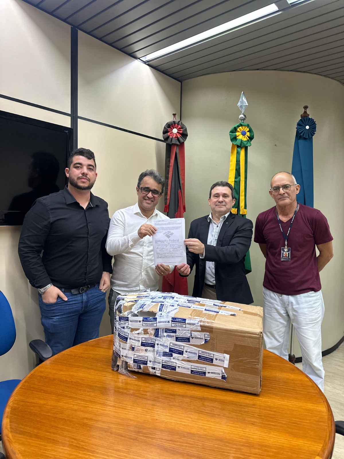 Receita Federal doa equipamentos ao Procon de Campina Grande